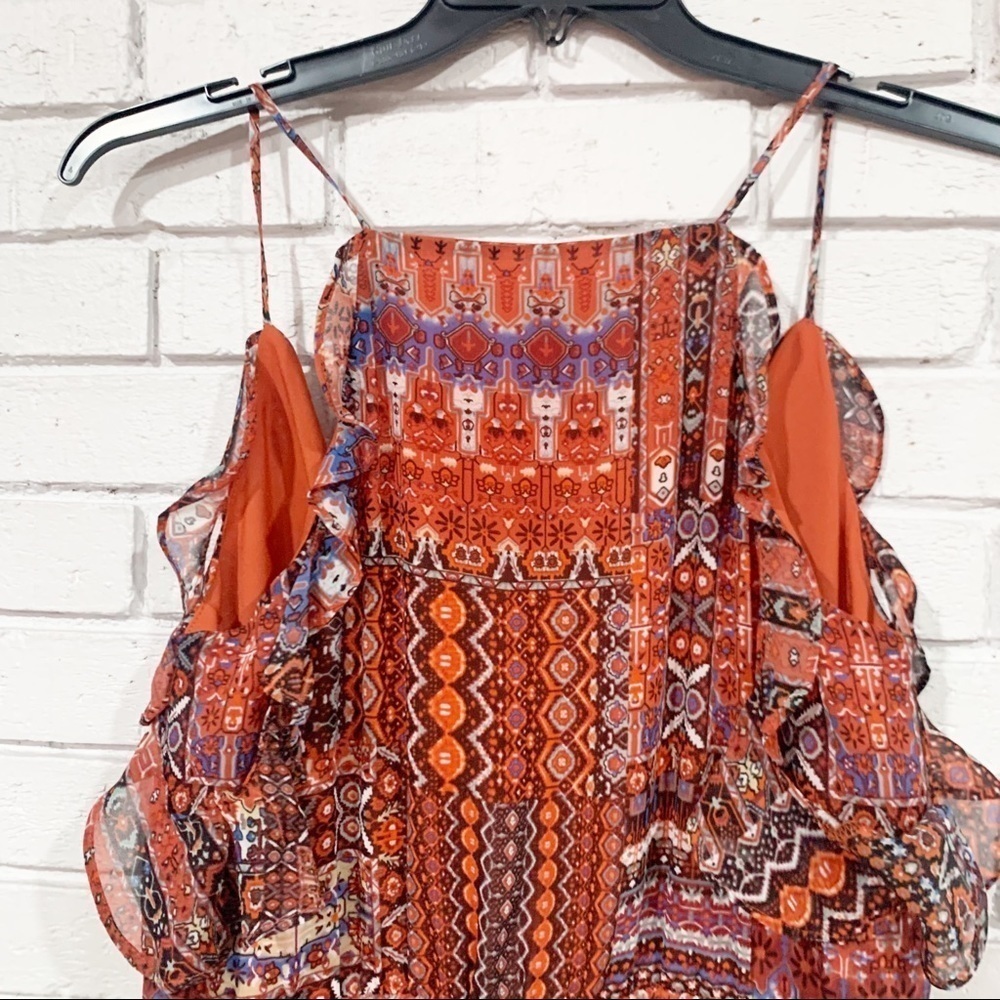 BCBGeneration Printed Patchwork Boho Romper‎ - image 11